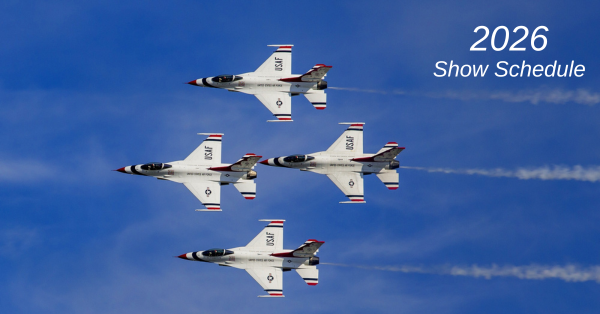 Thunderbirds 2026 Schedule