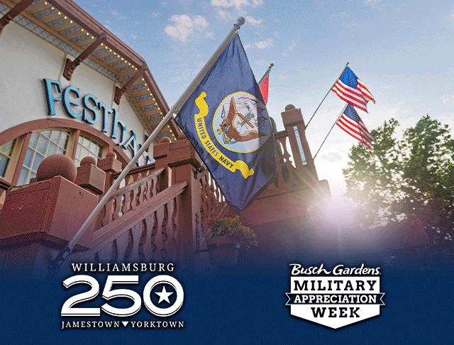 Busch Gardens Williamsburg Military Appreciation Week