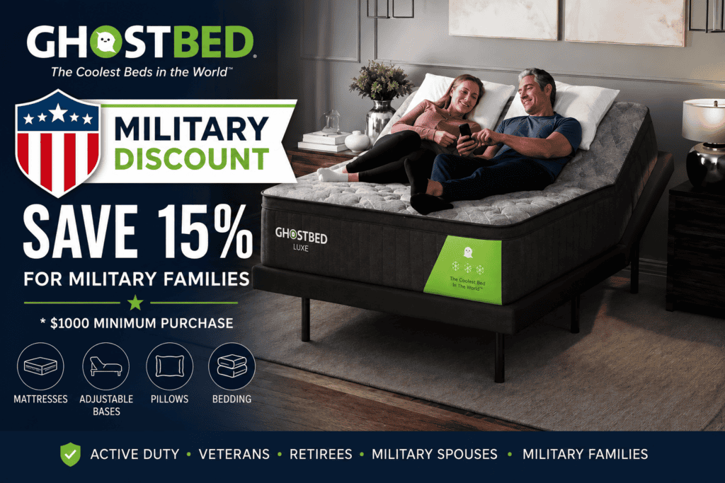 GhostBed Military Discount