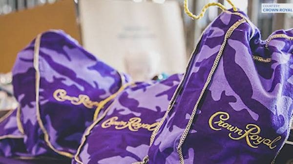 Crown Royal Purple Bag Project