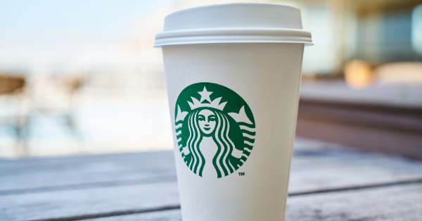 Start your day with a coffee at Starbucks