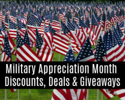 Military Appreciation Month Discounts, Freebies & Giveaways for 2021