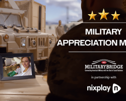In Honor of Military Appreciation Month, Nixplay & MilitaryBridge partner to giveaway three digital photo frames to help military stay connected