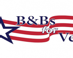 Veterans Get a Free Night through the B&B for Vets Program on or around Veterans Day.
