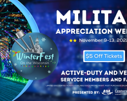 Military Appreciation Weekend at Nauticus' WinterFest on the Wisconsin