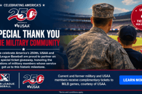 free minor league baseball military
